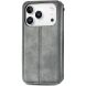 Чохол Deexe Rhombus Wallet для iPhone 18 Pro / 17 Pro - Grey (423625H). Фото 5 з 6