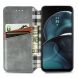 Чехол Deexe Rhombus Wallet для Motorola Moto G14 - Grey (335544H). Фото 2 из 6