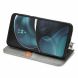 Чехол Deexe Rhombus Wallet для Motorola Moto G14 - Grey (335544H). Фото 3 из 6