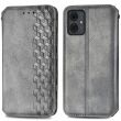 Чехол Deexe Rhombus Wallet для Motorola Moto G14 - Grey (335544H)