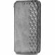 Чехол Deexe Rhombus Wallet для Motorola Moto G14 - Grey (335544H). Фото 4 из 6
