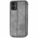 Чехол Deexe Rhombus Wallet для Motorola Moto G14 - Grey (335544H). Фото 5 из 6