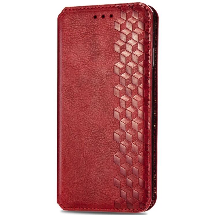Чохол Deexe Rhombus Wallet для Motorola Moto G24 / G04 / G04s / E14 - Red: фото 4 з 6