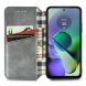 Чехол Deexe Rhombus Wallet для Motorola Moto G54 / G54 Power - Grey (340245H). Фото 2 из 7