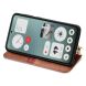 Чехол Deexe Rhombus Wallet для Nothing CMF Phone 1 - Brown (370915Z). Фото 3 из 9