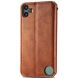 Чехол Deexe Rhombus Wallet для Nothing CMF Phone 1 - Brown (370915Z). Фото 5 из 9