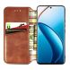 Чехол Deexe Rhombus Wallet для Realme 12 Pro / 12 Pro+ - Brown (348935Z). Фото 2 из 6
