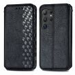 Чехол Deexe Rhombus Wallet для Samsung Galaxy S26 Ultra (S948) - Black (408514B)