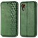 Чехол Deexe Rhombus Wallet для Samsung Galaxy Xcover 7 (G556) - Green (349710G). Фото 1 из 6