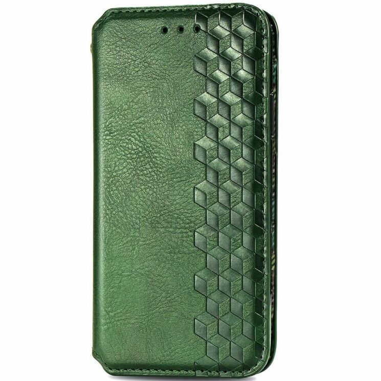 Чехол Deexe Rhombus Wallet для Samsung Galaxy Xcover 7 (G556) - Green: фото 4 из 6