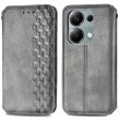 Чехол Deexe Rhombus Wallet для Xiaomi Redmi Note 13 Pro 4G / Poco M6 Pro - Grey (345773H)