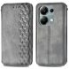 Чехол Deexe Rhombus Wallet для Xiaomi Redmi Note 13 Pro 4G / Poco M6 Pro - Grey (345773H). Фото 1 из 11
