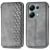 Чехол Deexe Rhombus Wallet для Xiaomi Redmi Note 13 Pro 4G / Poco M6 Pro - Grey: фото 1 из 11