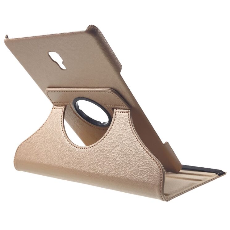 Чехол Deexe Rotation для Samsung Galaxy Tab A 10.5 (T590/595) - Gold: фото 5 из 6