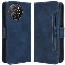 Чохол Deexe Wallet Stand для Blackview Shark 8 / Oscal Tiger 12 - Blue: фото 1 з 7