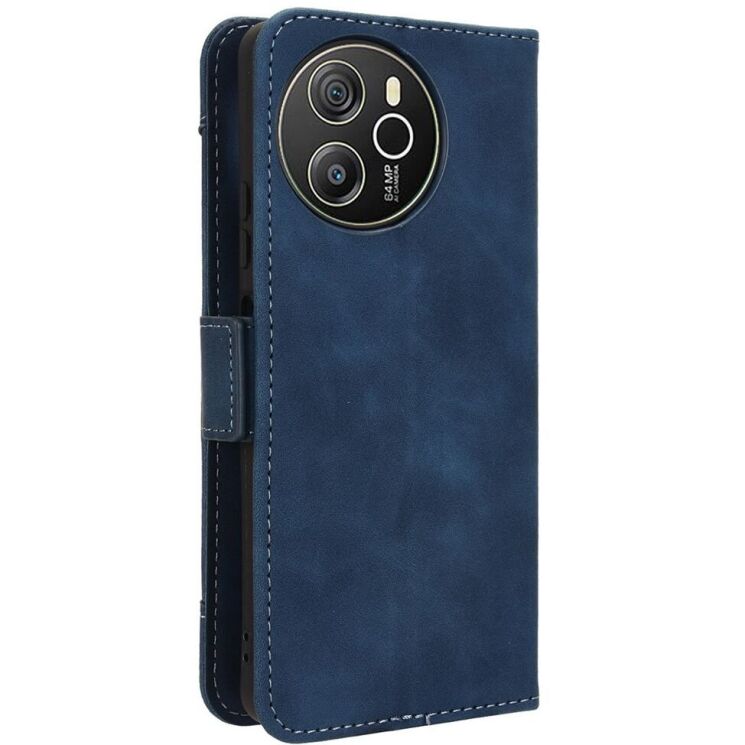 Чохол Deexe Wallet Stand для Blackview Shark 8 / Oscal Tiger 12 - Blue: фото 6 з 7