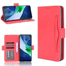 Чохол Deexe Wallet Stand для Infinix Note 10 Pro (X695C) - Red: фото 1 з 12