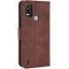 Чехол Deexe Wallet Stand для Nokia C21 Plus - Brown (299905Z). Фото 4 из 6