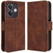Чехол Deexe Wallet Stand для OPPO A3x / A3 / A40m - Brown (365303Z)