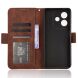 Чехол Deexe Wallet Stand для OPPO A3x / A3 / A40m - Brown (365303Z). Фото 5 из 7