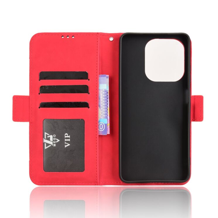 Чохол Deexe Wallet Stand для OPPO A5x - Red: фото 4 з 14