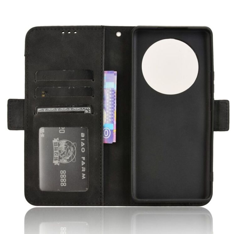 Чехол Deexe Wallet Stand для Realme 13 Plus - Black: фото 3 из 7