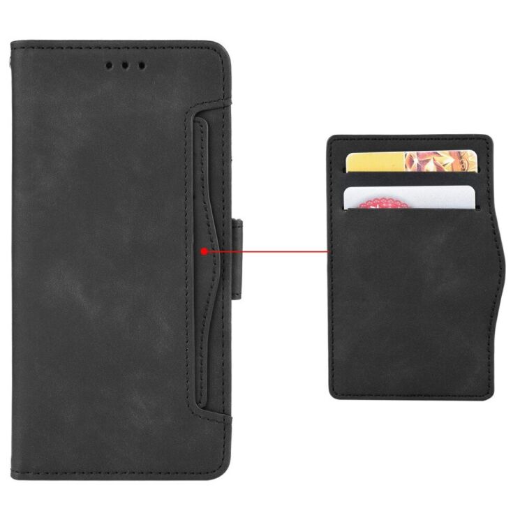 Чехол Deexe Wallet Stand для Realme 13 Plus - Black: фото 6 из 7