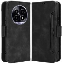 Чехол Deexe Wallet Stand для Realme 13 Plus - Black: фото 1 из 7