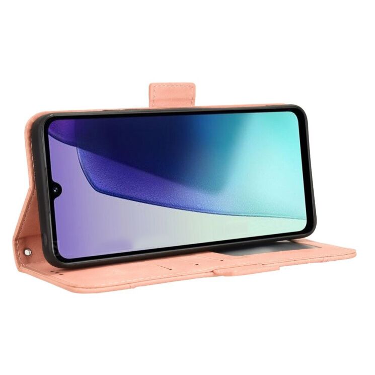 Чохол Deexe Wallet Stand для Xiaomi Redmi 14C / Redmi A4 5G / Poco C75 - Pink: фото 5 з 7