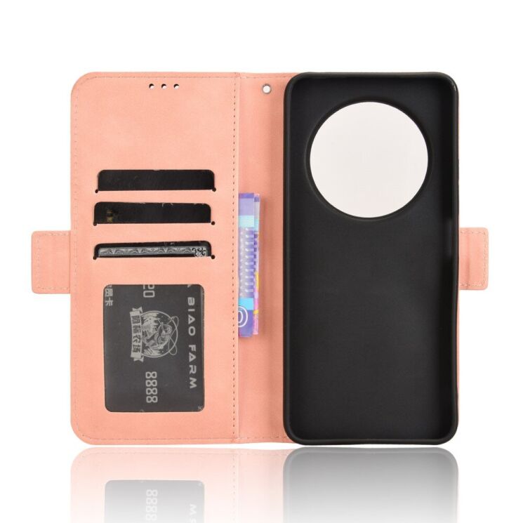 Чохол Deexe Wallet Stand для Xiaomi Redmi 14C / Redmi A4 5G / Poco C75 - Pink: фото 6 з 7