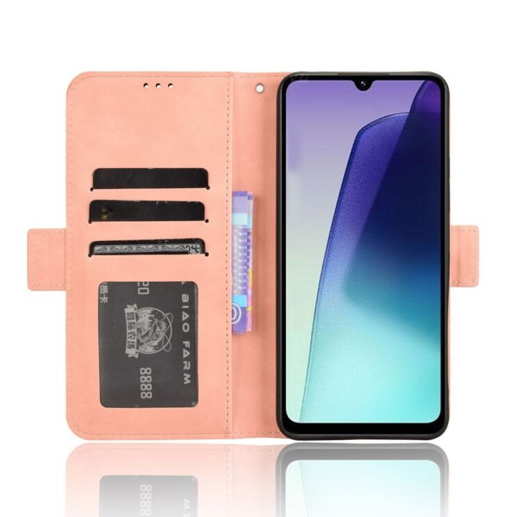 Чохол Deexe Wallet Stand для Xiaomi Redmi 14C / Redmi A4 5G / Poco C75 - Pink: фото 4 з 7