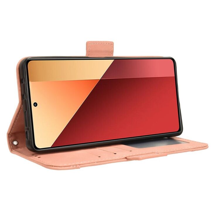 Чехол Deexe Wallet Stand для Xiaomi Redmi Note 13 Pro / Poco M6 Pro - Pink: фото 4 из 7