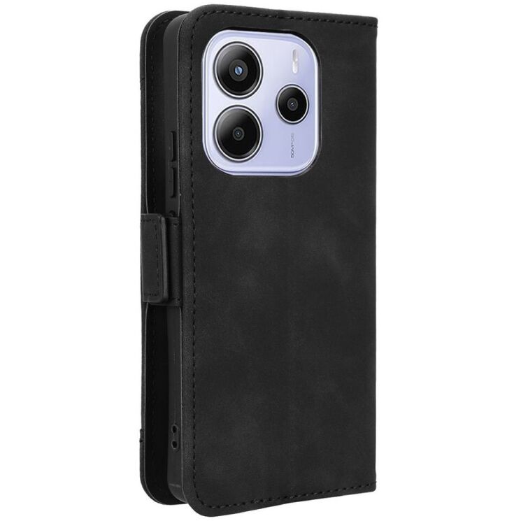 Чехол Deexe Wallet Stand для Xiaomi Redmi Note 14 4G - Black: фото 7 из 7