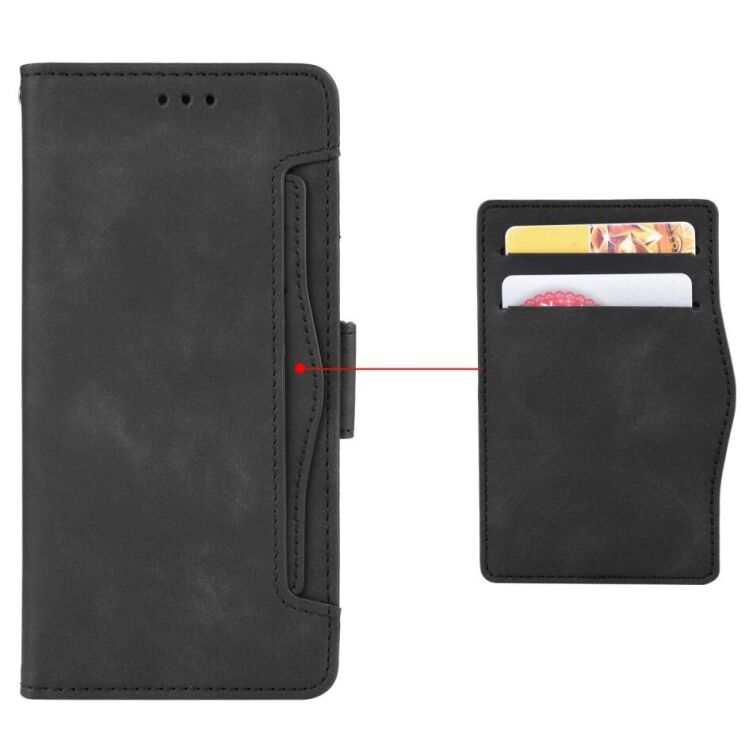 Чехол Deexe Wallet Stand для Xiaomi Redmi Note 14 4G - Black: фото 5 из 7