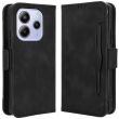 Чехол Deexe Wallet Stand для Xiaomi Redmi Note 14 4G - Black (373435B)
