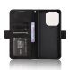 Чехол Deexe Wallet Stand для Xiaomi Redmi Note 14 4G - Black (373435B). Фото 2 из 7