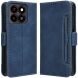 Чехол Deexe Wallet Stand для ZTE Blade A35 / Blade A55 - Blue (367702L). Фото 1 из 7