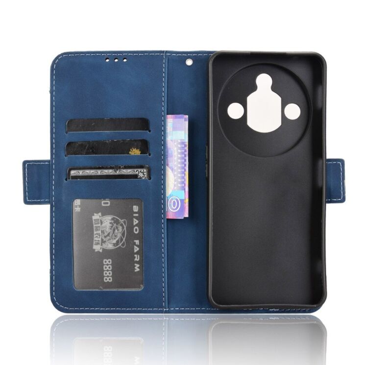 Чехол Deexe Wallet Stand для ZTE Nubia Focus Pro - Blue: фото 4 из 8