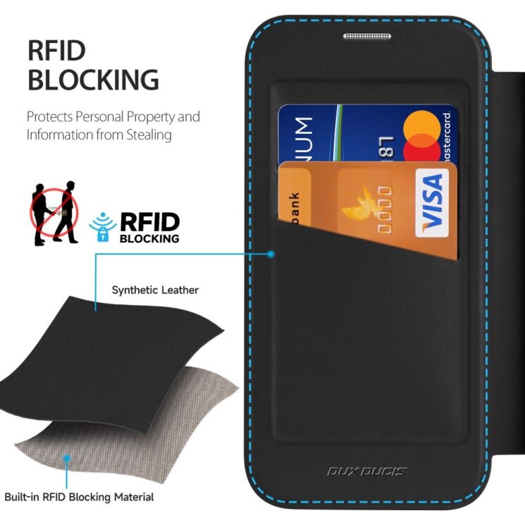 Чохол DUX DUCIS Skin X Series для Samsung Galaxy A35 (A356) - Black: фото 4 з 13