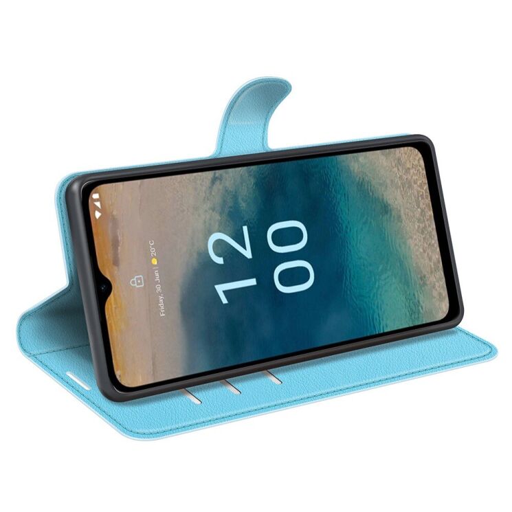 Чохол-книжка Deexe Book Type для Nokia G22 - Blue: фото 3 з 8