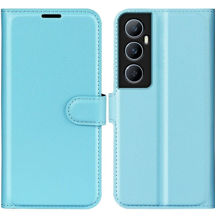 Чехол-книжка Deexe Book Type для Realme C65 - Blue: фото 1 из 6