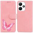 Чехол-книжка Deexe Butterfly Pattern для Infinix Hot 30i - Pink (333206P)