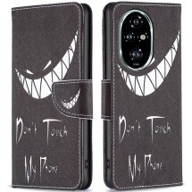 Чехол-книжка Deexe Color Wallet для Honor 200 Pro - Don't Touch My Phone: фото 1 из 6