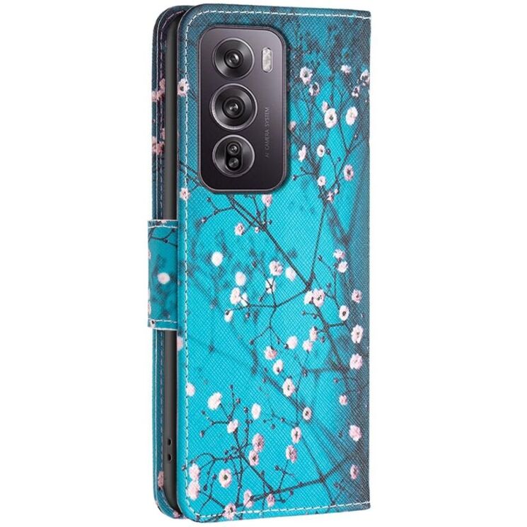 Чохол-книжка Deexe Color Wallet для OPPO Reno 12 Pro - Plum Blossom: фото 3 з 7