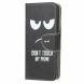 Чехол-книжка Deexe Color Wallet для Samsung Galaxy A01 (A015) - Don't Touch My Phone (264212A). Фото 2 из 7