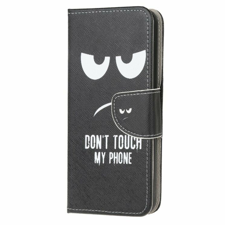 Чехол-книжка Deexe Color Wallet для Samsung Galaxy A01 (A015) - Don't Touch My Phone: фото 2 из 7
