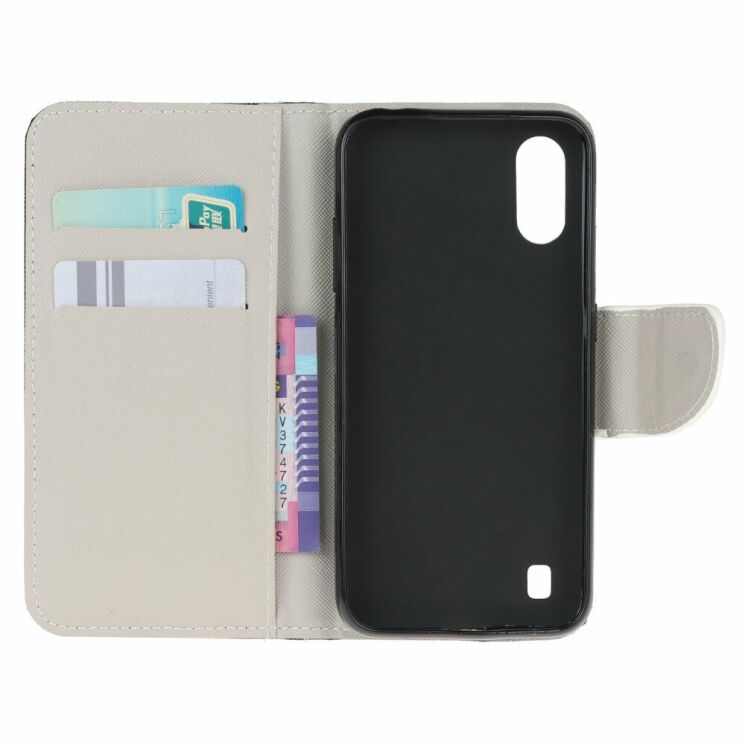 Чехол-книжка Deexe Color Wallet для Samsung Galaxy A01 (A015) - Don't Touch My Phone: фото 6 из 7