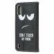 Чехол-книжка Deexe Color Wallet для Samsung Galaxy A01 (A015) - Don't Touch My Phone (264212A). Фото 3 из 7