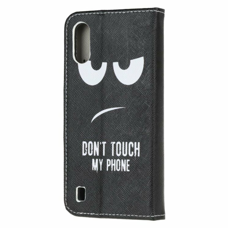 Чехол-книжка Deexe Color Wallet для Samsung Galaxy A01 (A015) - Don't Touch My Phone: фото 3 из 7