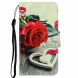 Чехол-книжка Deexe Color Wallet для Samsung Galaxy M11 (M115) - Red Rose (255106L). Фото 1 из 5